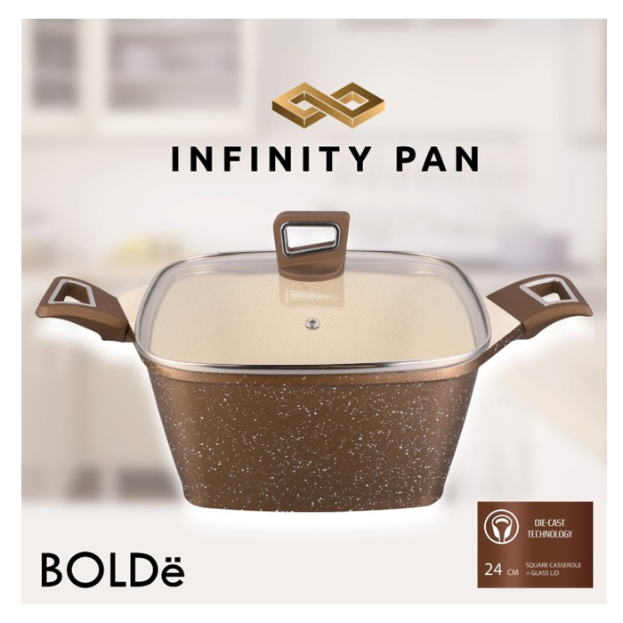 Bolde Pan Infinity Pan Casserole 24CM - Gold